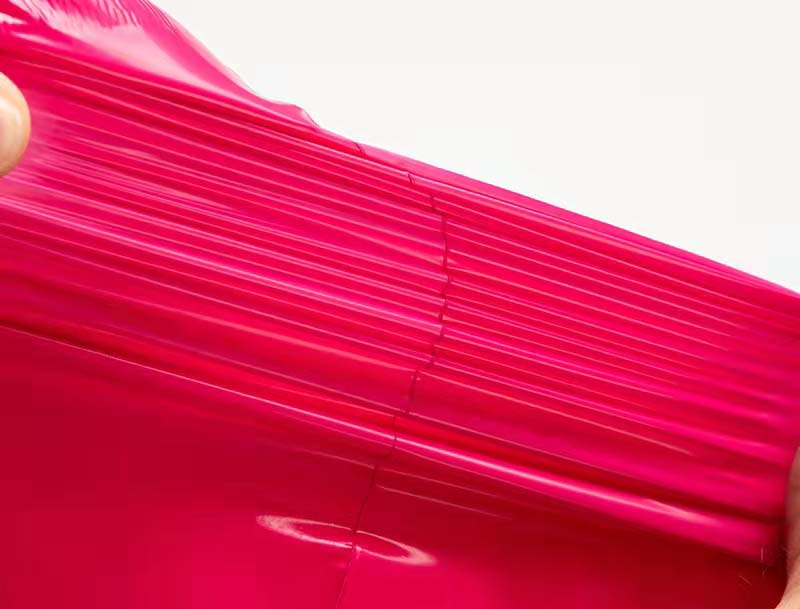 康乐玫红色快递袋-05